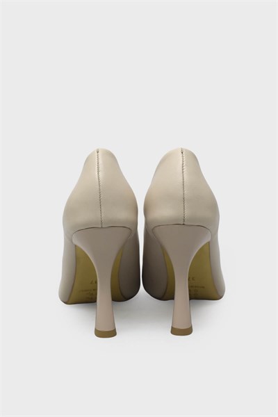 Kanuga Kadın Kadeh Topuk Stiletto Ayakkabı Bej LPA1302