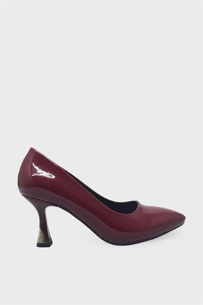 Kanuga Kadın Kadeh Topuk Stiletto Bordo LPA1110-1