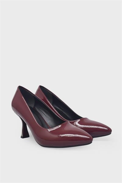 Kanuga Kadın Kadeh Topuk Stiletto Bordo LPA1110-1