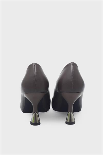 Kanuga Kadın Kadeh Topuk Stiletto Kahverengi LPA1110-1