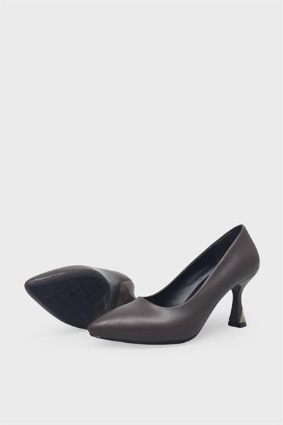 Kanuga Kadın Kadeh Topuk Stiletto Kahverengi LPA1110-1