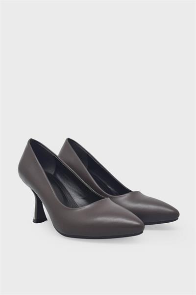 Kanuga Kadın Kadeh Topuk Stiletto Kahverengi LPA1110-1