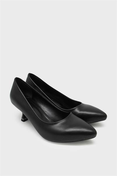 Kanuga Kadın Kadeh Topuk Stiletto Siyah LPA910-1