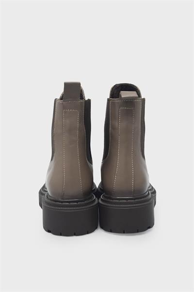 Kanuga Kadın Lastikli Casual Deri Bot Vizon SCL-650