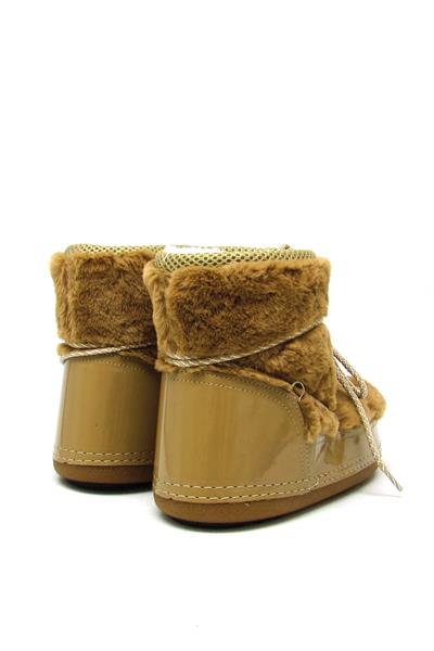 Kanuga Kadın Peluşlu Kar Botu Camel rsl-03