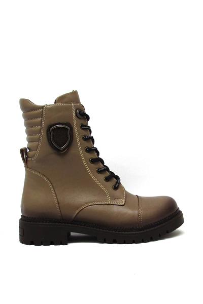 Kanuga Kadın Postal Deri Bot Vizon SCL-721