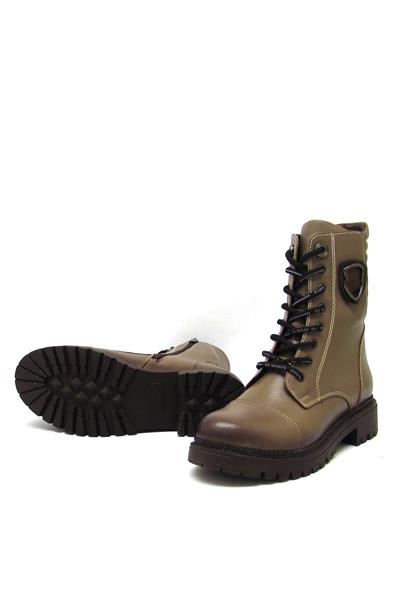 Kanuga Kadın Postal Deri Bot Vizon SCL-721