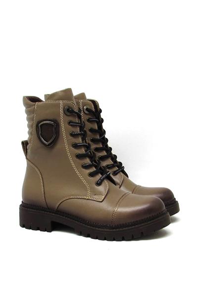 Kanuga Kadın Postal Deri Bot Vizon SCL-721