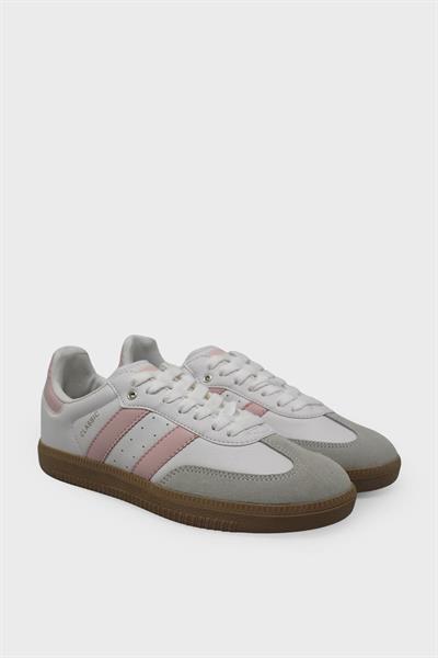 Kanuga Kadın Sneaker Beyaz Pudra BST572