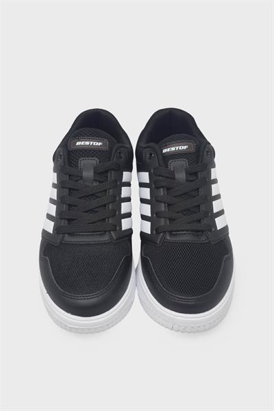 Kanuga Kadın Sneaker Siyah Beyaz BST74
