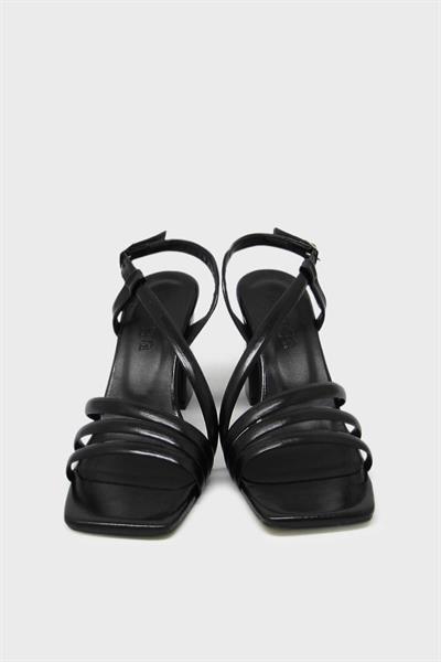 Kanuga Kadın Topuklu Sandalet Siyah SYMS-3024