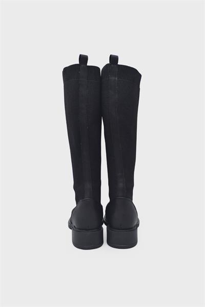 Kanuga Kadın Triko Çizme Siyah SMS2024-01