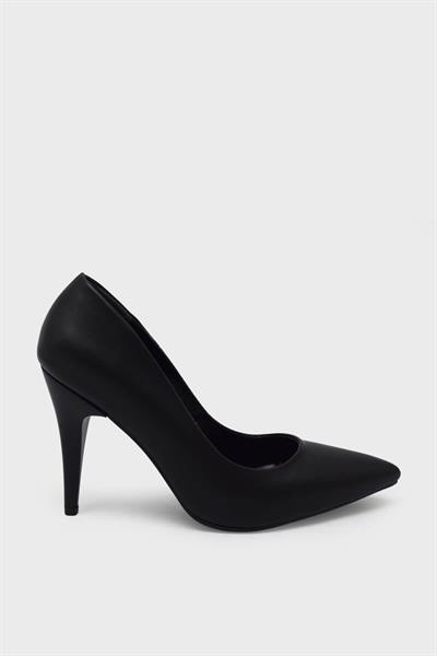 Kanuga Kadın Yazlık İnce Topuk Stiletto Siyah LPA1501