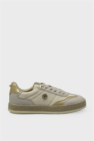 Kanuga Kadın Yazlık Sneaker Bej FLT363