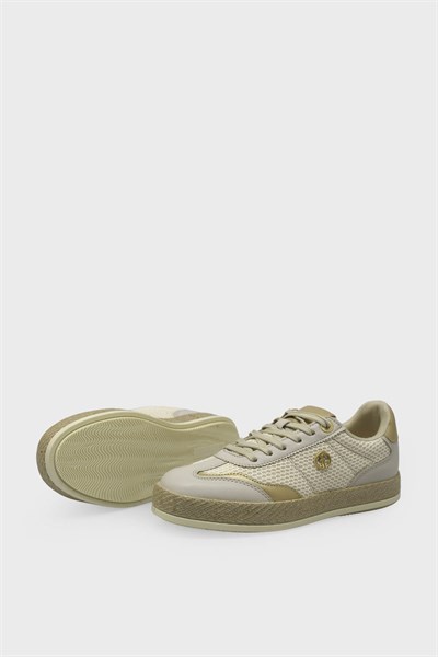 Kanuga Kadın Yazlık Sneaker Bej FLT363