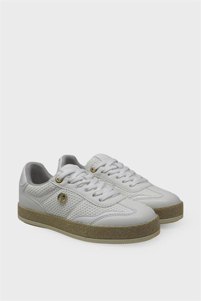 Kanuga Kadın Yazlık Sneaker Beyaz FLT363