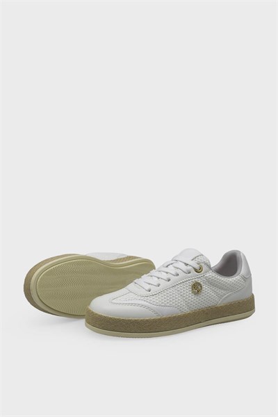 Kanuga Kadın Yazlık Sneaker Beyaz FLT363