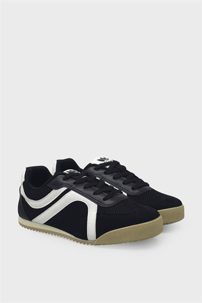 Kanuga Kadın Yazlık Sneaker Siyah FLT361 