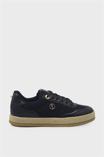Kanuga Kadın Yazlık Sneaker Siyah FLT363