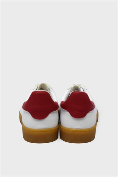 Kanuga Kadın Yazlık Sneakers Beyaz Kırmızı RSL2453