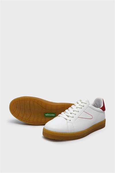 Kanuga Kadın Yazlık Sneakers Beyaz Kırmızı RSL2453