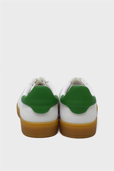 Kanuga Kadın Yazlık Sneakers Beyaz Yeşil RSL2453