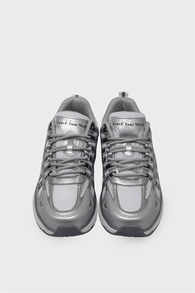 Kanuga Kadın Yazlık Sneakers Gümüş FLT391