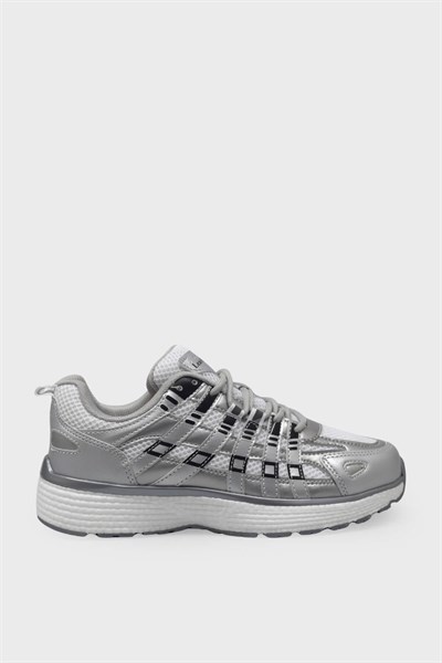 Kanuga Kadın Yazlık Sneakers Gümüş FLT391