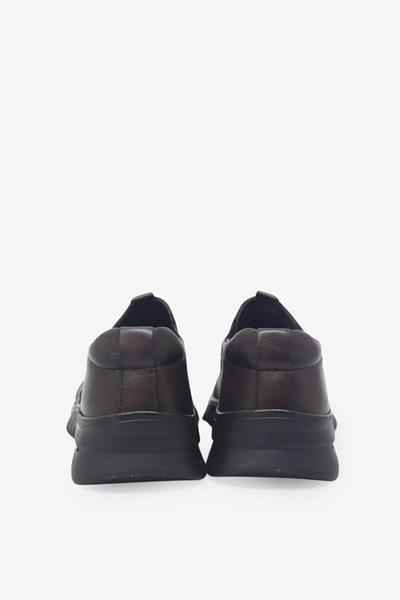 Kanuga Kadın Yazlık Streçli Comfort Deri Ayakkabı Bordo EVD2888