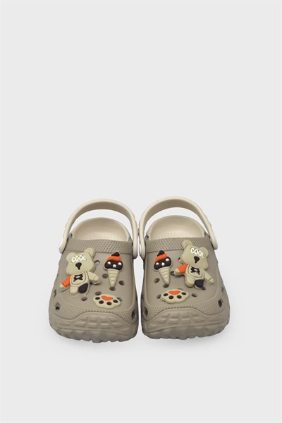 Kanuga Unisex Çocuk Crocsstyle Terlik Kum MYS960-1