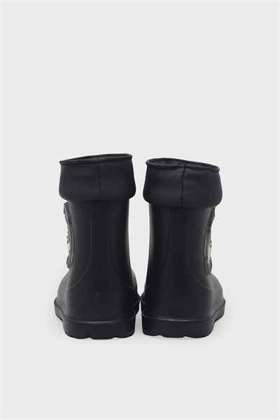 Kanuga Unisex Çocuk Işıklı Yağmur Çizmesi Siyah MYS27410