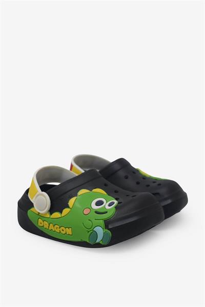 Kanuga Unisex Çocuk Terlik Siyah GVN2025-21