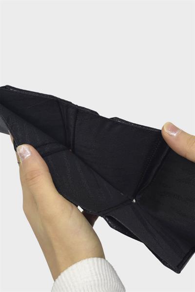 Kanuga Unisex Deri Kartlık Siyah YSMN0109