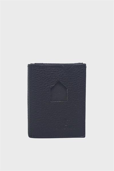 Kanuga Unisex Deri Kartlık Siyah YSMN0109