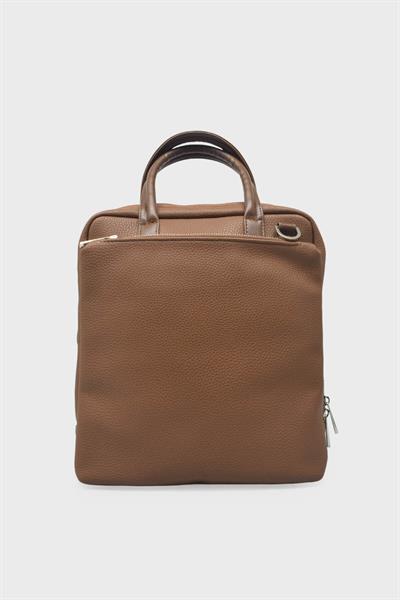 Kanuga Unisex Dik Evrak Çantası Taba YSMN1595