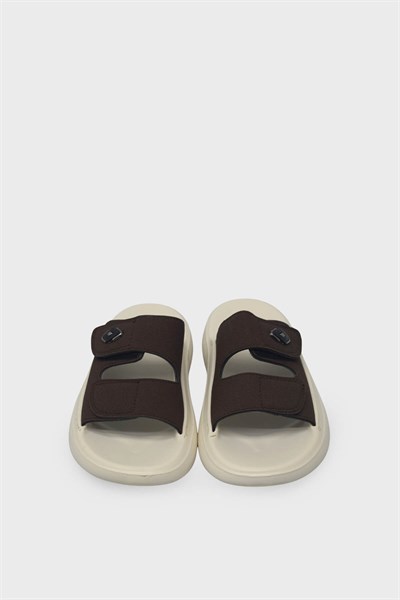 Kanuga Unisex Günlük Terlik Kahve MYS3204