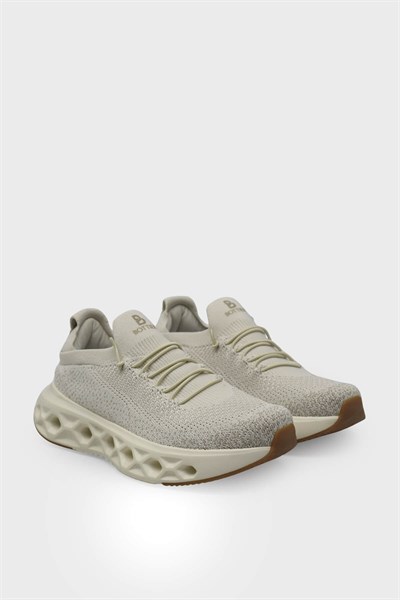 Kanuga Unisex Streçli Spor Ayakkabı Bej BTR851