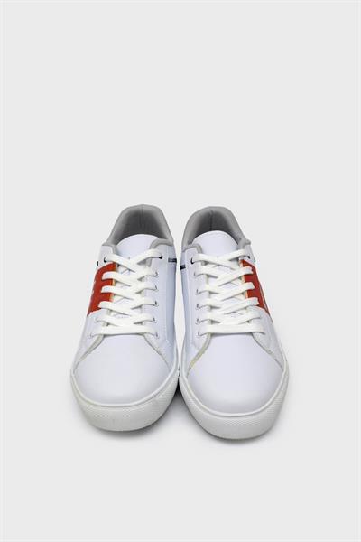 Lee Cooper Unisex Spor Ayakkabı Beyaz Kırmızı LCPR-10018