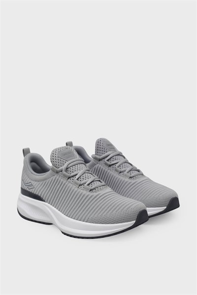 Lescon Unisex Volt 4 Flex Triko Spor Ayakkabı Gri 26BAE00VOLTM
