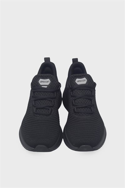 Lescon Unisex Volt 4 Flex Triko Spor Ayakkabı Siyah 26BAE00VOLTM