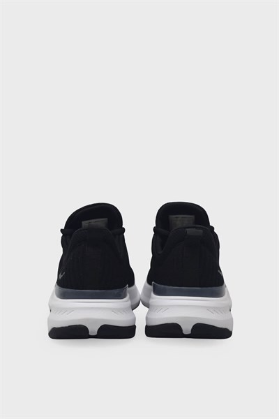 Lescon Unisex Volt 4 Flex Triko Spor Ayakkabı Siyah Beyaz 26BAE00VOLTM