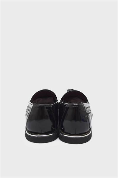 Marcomen Erkek Klasik Deri Ayakkabı Siyah Rugan MRCM6033