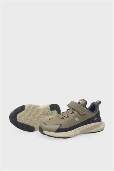 Minican Çocuk Cırtlı Sneakers Bej MNCN003