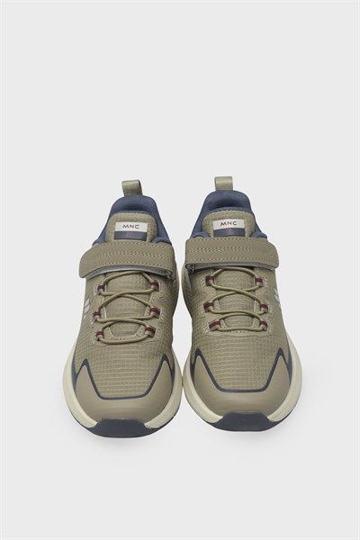Minican Çocuk Cırtlı Sneakers Bej MNCN003