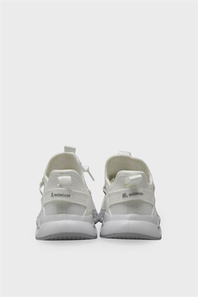 Minican Unisex Çocuk Fileli Sneaker Beyaz MNCN001