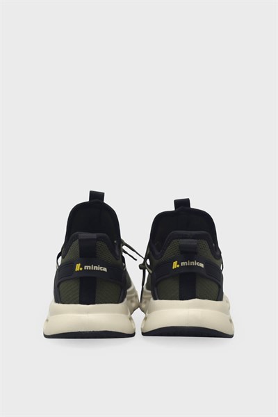Minican Unisex Çocuk Fileli Sneaker Haki MNCN001
