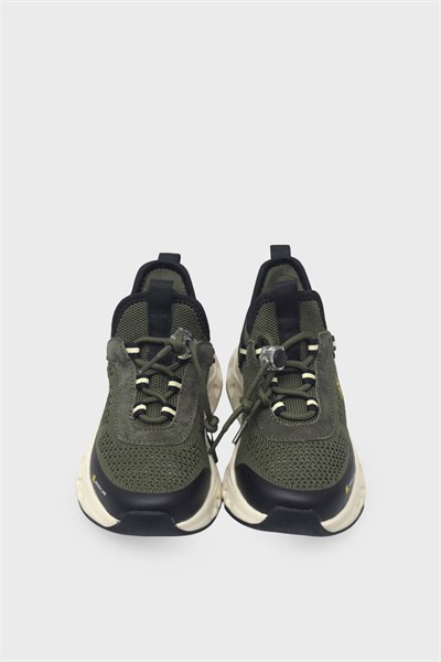Minican Unisex Çocuk Fileli Sneaker Haki MNCN001