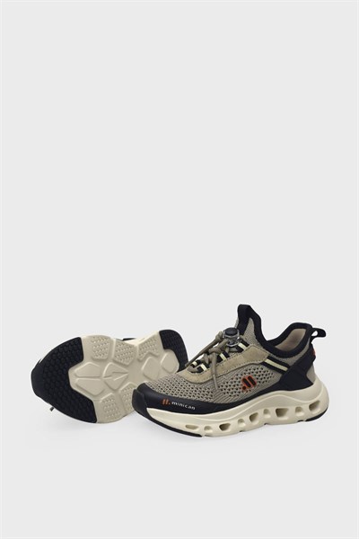 Minican Unisex Çocuk Fileli Sneaker Kum MNCN001