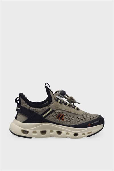 Minican Unisex Çocuk Fileli Sneaker Kum MNCN001