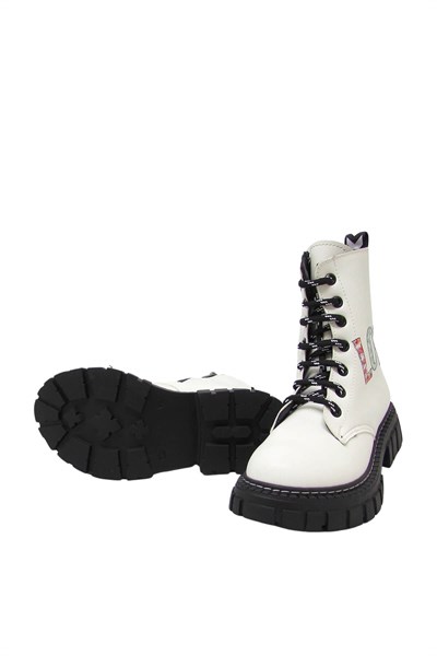 Minican Unisex Çocuk Postal Bot Beyaz MNCN-410